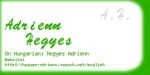 adrienn hegyes business card